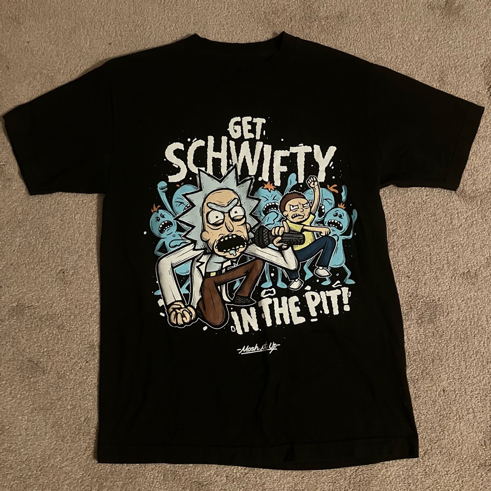 Rick and Morty Black T-Shirt